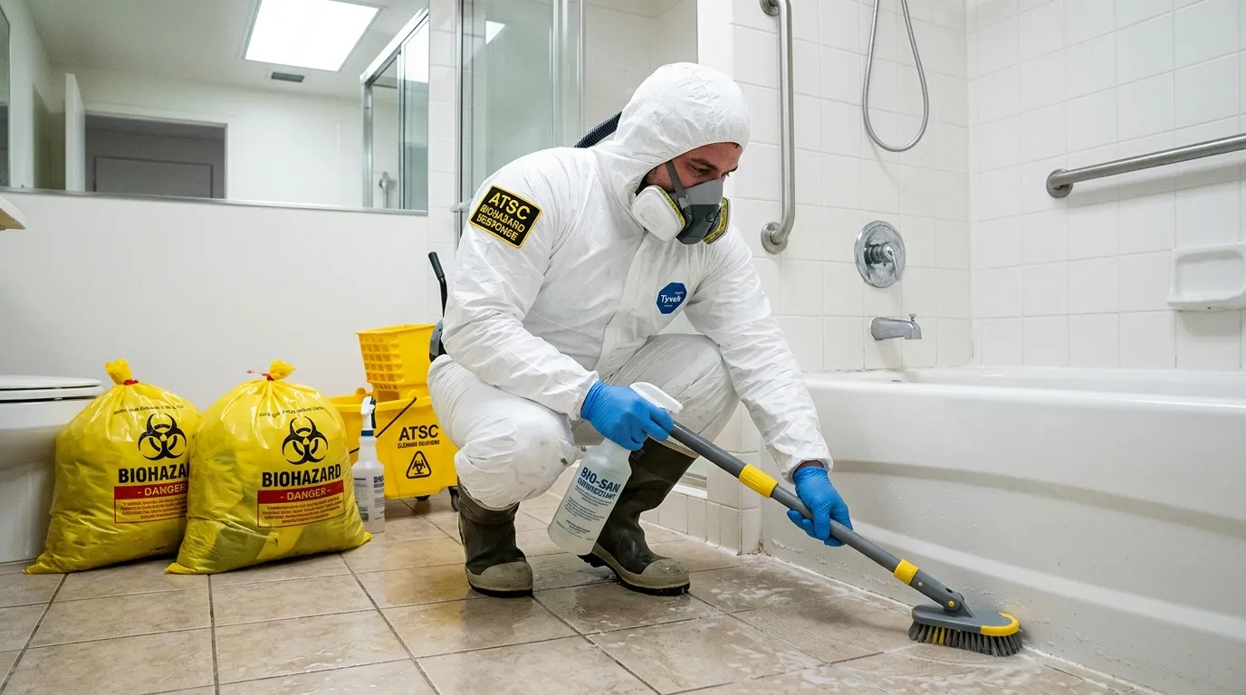 Decontamination equipment deployed for Blood Cleanup in Tecumseh